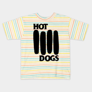 Black Flag Hot Dogs Kids T-Shirt
