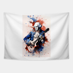 George Washington Shredding Tapestry