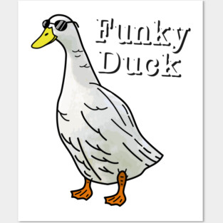 Funky Duck Posters and Art