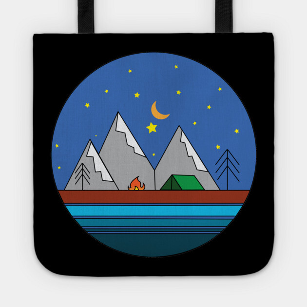 Camping Tote by DickinsonDesign
