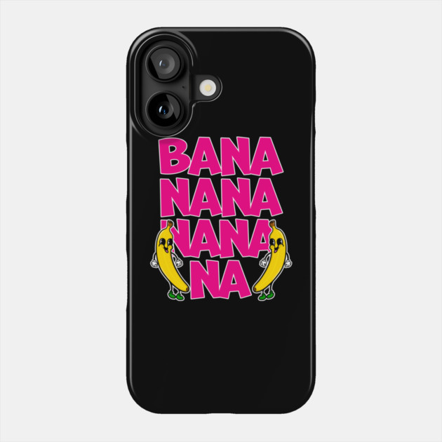 Funny Retro Banana Na Na Na Na Phone Case by belownormal