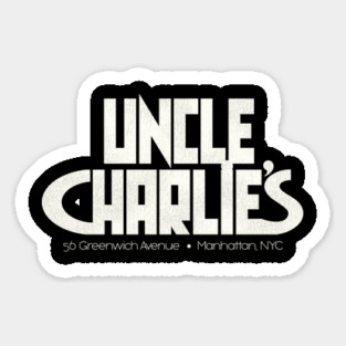 Defunct Uncle Charlie's 80s 90s Gay Nightclub NYC Sticker
