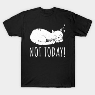 Not Today Cat T-Shirt