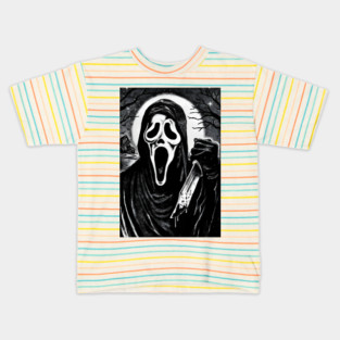 Ghostface Scream mask Kids T-Shirt