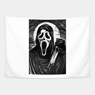 Ghostface Scream mask Tapestry