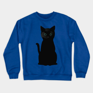 Bright Eyes: Black Cat Crewneck Sweatshirt