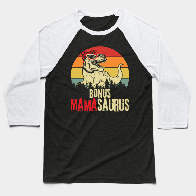 Bonus MamaSaurus Baseball T-Shirt by The WYLD Tribe
