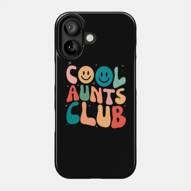 Retro Cool Aunts Club Phone Case by The WYLD Tribe