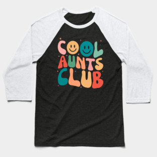 Retro Cool Aunts Club Baseball T-Shirt