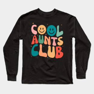 Retro Cool Aunts Club Long Sleeve T-Shirt