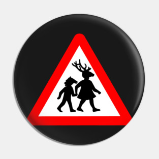 Summerisle School Crossing Sign Pin
