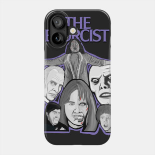 the Exorcist character collage Phone Case