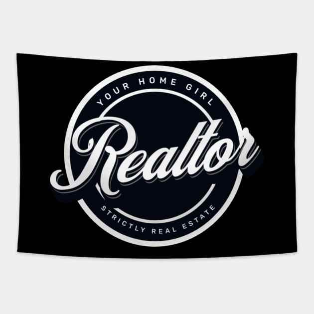 Real Estate Agent, Gift for Real Estate Agent, Real Estate Gift, Real Estate Clothing and Accessories, , Closing Real Estate Gift, Real Estate Broker Tapestry by REG