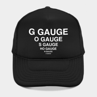 Model Train Gauges Hat