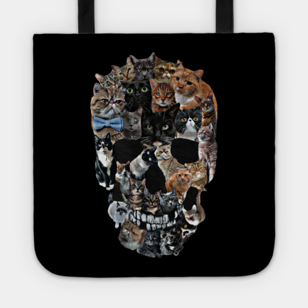 Cat Skull Tote by Pete the Cat Guy