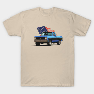 Blue Old Pickup Truck T-Shirt