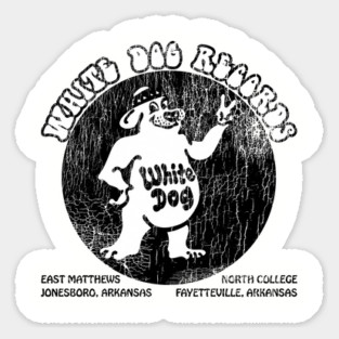 White Dog Records Sticker