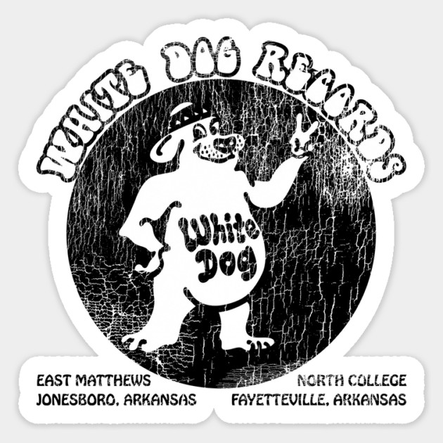 White Dog Records Magnet by rt-shirts