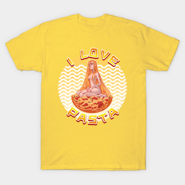 I Love Pasta T-Shirt by ohshirtdotnet