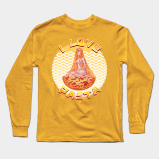 I Love Pasta Long Sleeve T-Shirt