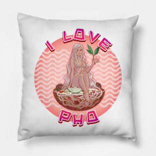 I Love Pho Pillow