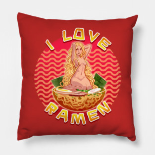 I Love Ramen Pillow