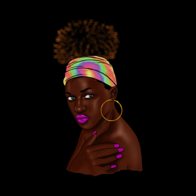 Beautiful Afro Melanin African Woman by logiamerch