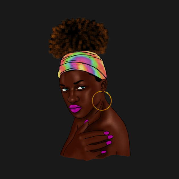Beautiful Afro Melanin African Woman by logiamerch