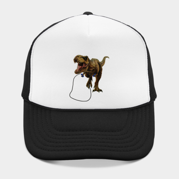 Funny T Rex Trying skipping rope, Sad Dinosaur by logiamerch