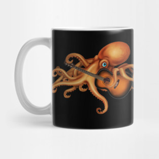 Octupos Playing Guitar, Music Lover Mug