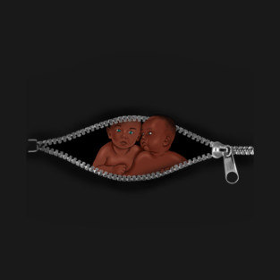 African Mom with Twins, Afro Babies, Mothers Day T-Shirt