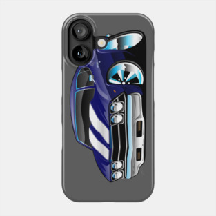 Classic American Muscle Car Cartoon Phone Case