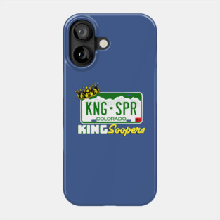 King Soopers License Plate Phone Case