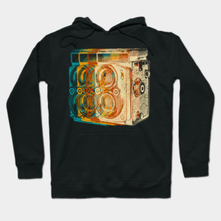 retro color camera photographer photography Hoodie