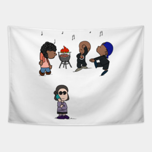 Party Like Black Tapestry