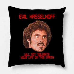 EVIL HASSELHOFF / Garthe Knight Pillow