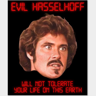 EVIL HASSELHOFF / Garthe Knight Posters and Art
