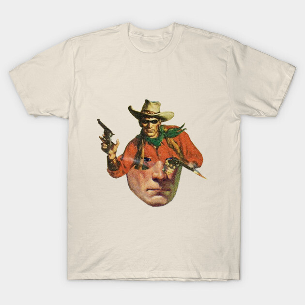 Cowboyman Head T-Shirt by tomburns