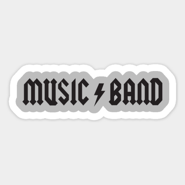 Music Band T-Shirt Magnet by dumbshirts