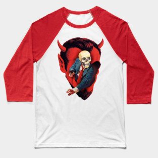 Devilhead Skullman Baseball T-Shirt