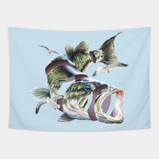 Flying Fish Tapestry