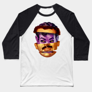 Purple Man Baseball T-Shirt