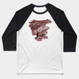 Lions Dragons Wolves Oh My Baseball T-Shirt