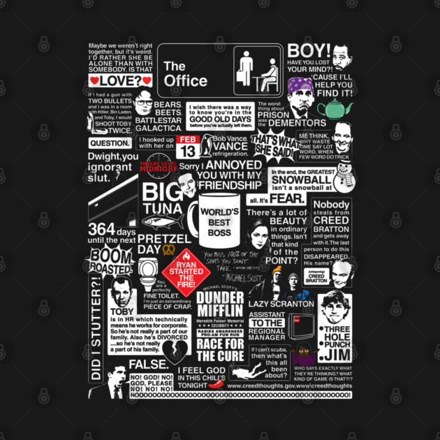 Wise Words From The Office - The Office Quotes by huckblade