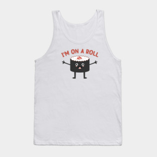 Kawaii Sushi : A Playful Design for Sushi Lovers Tank Top