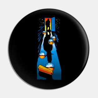 Crazy Bob Entering the Twilight Zone Pin