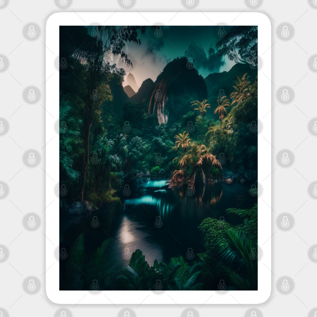 MAJESTIC JUNGLE Sticker by Prinyos