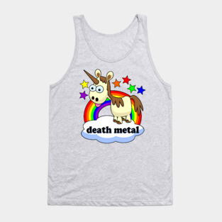death metal unicorn Tank Top