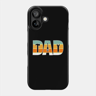Retro Dad Mechanic Father's Day Phone Case