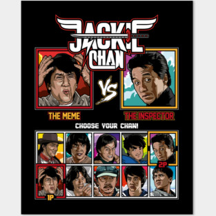 Jackie Chan Fighter Posters and Art